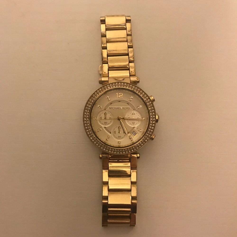 Michael Kors Gold Parker Watch